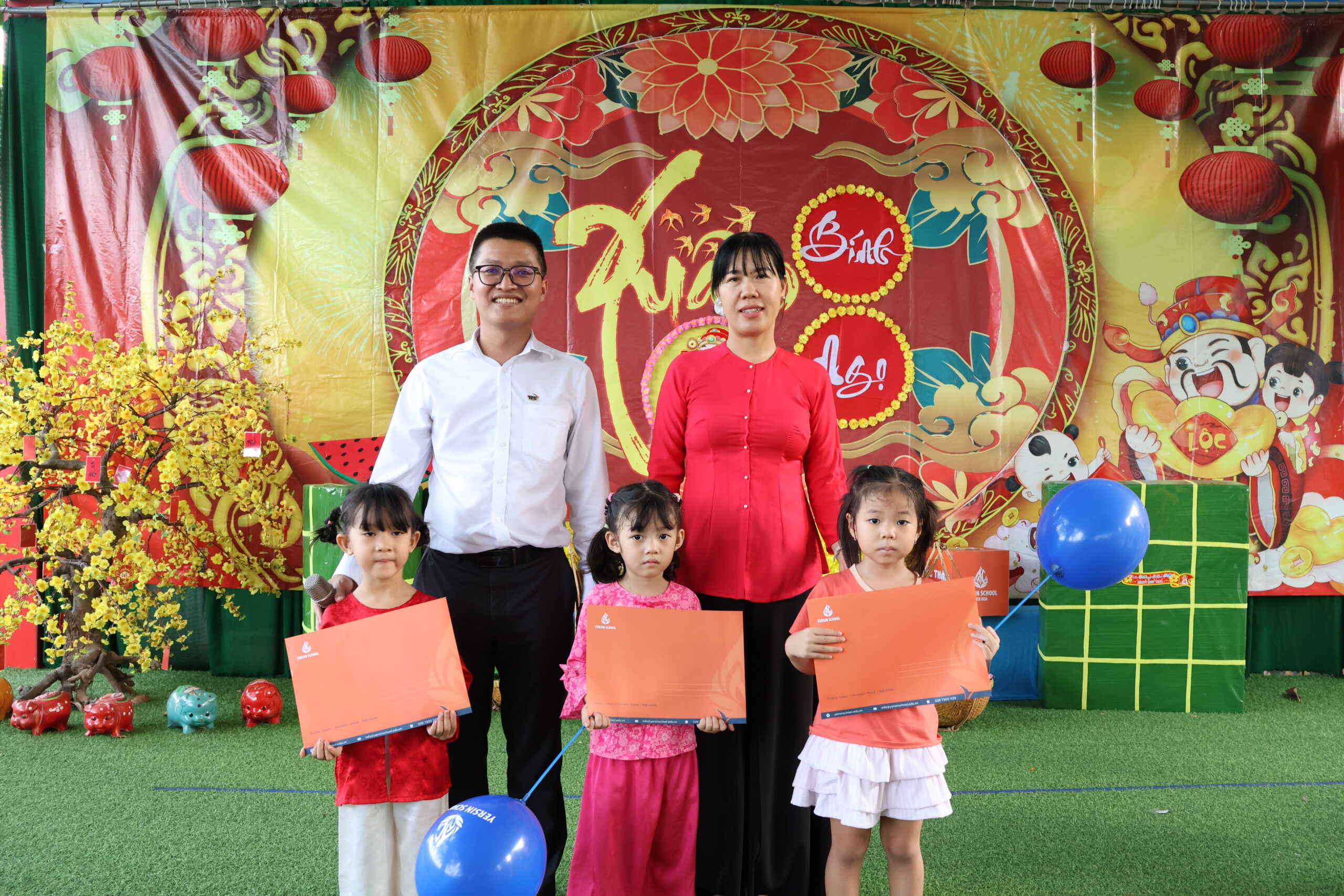 YERSIN SCHOOL BIÊN HÒA LAN TỎA NIỀM VUI TẠI NGÀY HỘI XUÂN – TRƯỜNG MẦM NON HÓA AN