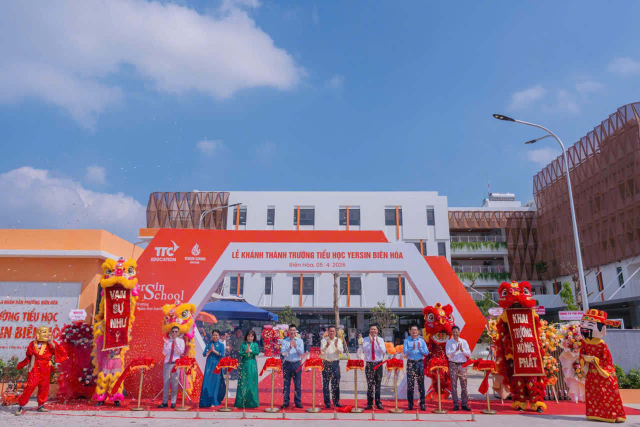 KHÁNH THÀNH TRƯỜNG TIỂU HỌC YERSIN BIÊN HÒA – DẤU MỐC KHỞI ĐẦU CHO HÀNH TRÌNH GIÁO DỤC NHÂN BẢN & TOÀN DIỆN