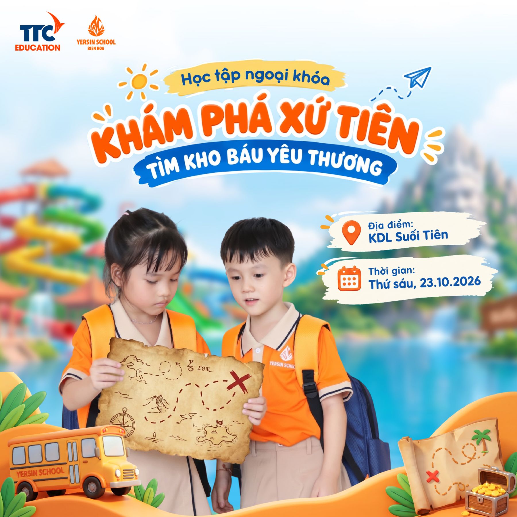 Học Sinh Yersin School Biên Hòa Trải Nghiệm Ngoại Khóa Tại Khu Du Lịch Suối Tiên